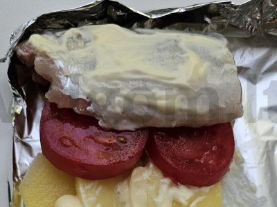 Ešerys orkaitėje su daržovėmis Žingsnis 2