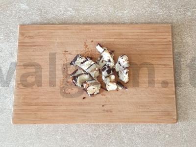 Vaflinis tortas su kondensuotu pienu ir sūreliais Žingsnis 3