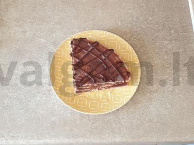 Vaflinis tortas su kondensuotu pienu ir sūreliais Žingsnis 5