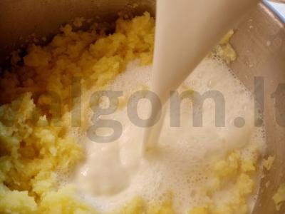 Purūs bulvių košė Žingsnis 5