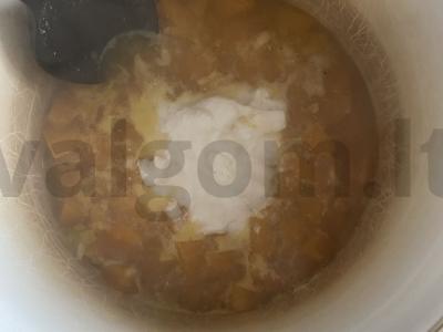 Moliūgų kreminė sriuba su kokosų grietinėle Žingsnis 4