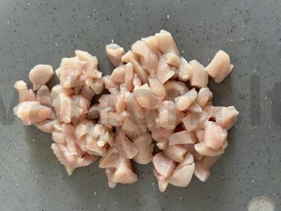 Kopūstų ir vištienos pyragas Žingsnis 1