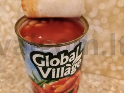 Sotūs pyragas su pupomis ir grybais Žingsnis 3