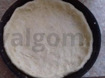 Sotūs pyragas su pupomis ir grybais Žingsnis 5