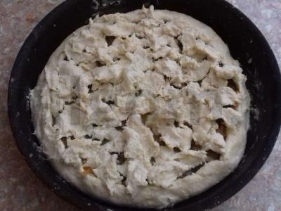 Sotūs pyragas su pupomis ir grybais Žingsnis 7