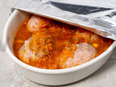 Patingėlių kopūstai orkaitėje Žingsnis 9