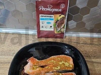 Upėtakis su daržovėmis ir naminiu tartaro padažu Žingsnis 1