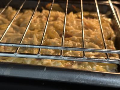 Bulvių apkepas su faršu „Sotūs vakarienė“ Žingsnis 6