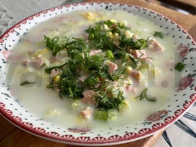 Okroška su doktorine dešrelėmis ir ajranu pagrindine nuotrauka