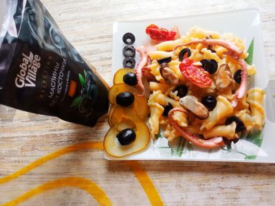 Kampanella su jūros kokteiliu ir alyvuogėmis Žingsnis 3