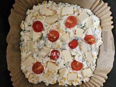 Kiaušinių ir varškės frittata Žingsnis 4