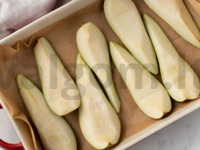 Keptos kriaušės su gorgonzola Žingsnis 4