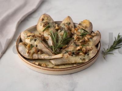 Keptos kriaušės su gorgonzola pagrindine nuotrauka