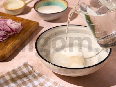 Kopėčios su dešrainiais Žingsnis 1