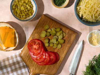 Kopėčios su dešrainiais Žingsnis 3