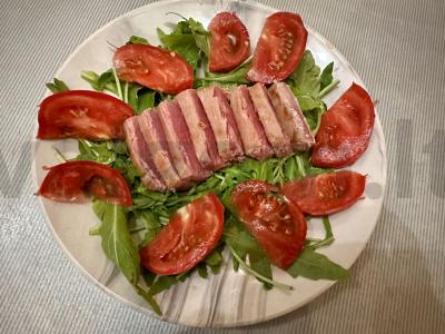 Salotos su rukola ir tunu Žingsnis 3