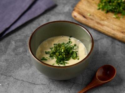 Žalias salotas su grilio lašiša Žingsnis 2