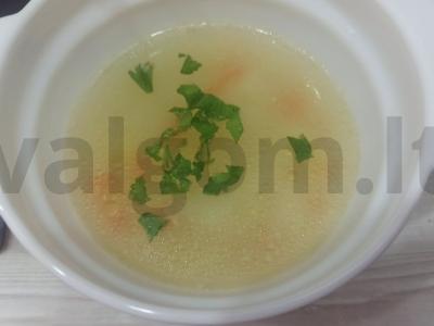 Upėtakio sriuba su ryžiais pagrindine nuotrauka