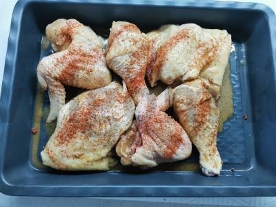 Vištiena garstyčių marinate Žingsnis 4