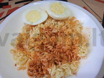 Greito paruošimo makaronai su bekonu ir nori jūros dumbliais Žingsnis 3