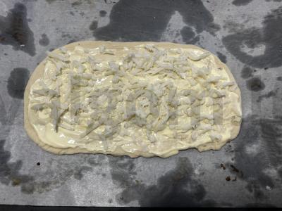 Pizzetta su krevetėmis ir mocarela Žingsnis 5