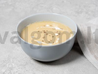 Pieno grietinėlės sriuba su cukinijomis pagrindine nuotrauka