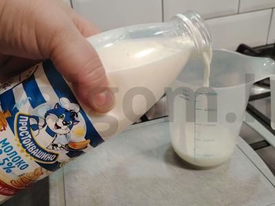 Varškės šokoladinis pudingas Žingsnis 2