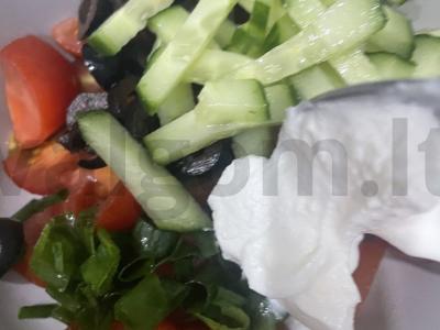 Salotas „Daržovių lėkštė“ Žingsnis 5