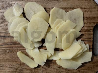 Namų traškūs čipsai Žingsnis 2