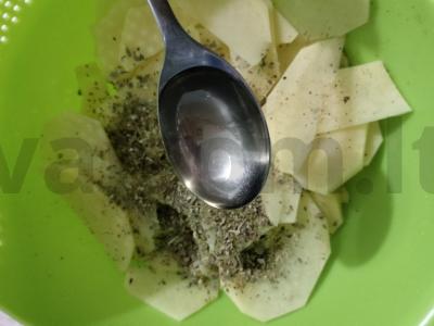 Namų traškūs čipsai Žingsnis 4