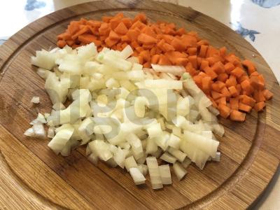 Kuskusas su grybais Žingsnis 1