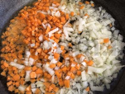 Kuskusas su grybais Žingsnis 5