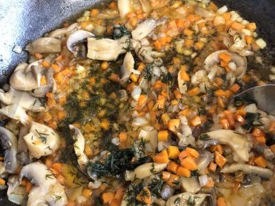 Kuskusas su grybais Žingsnis 10