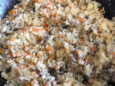 Kuskusas su grybais Žingsnis 12