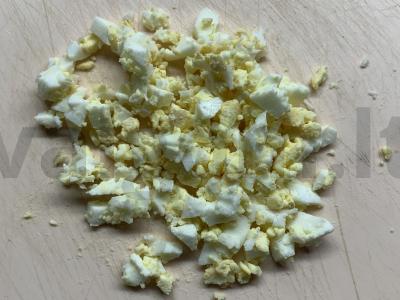 Agurkų, pievagrybių ir kiaušinių salotas Žingsnis 4