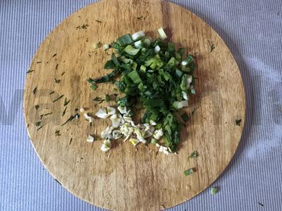 Daržovių salotos su sėklų mišiniu Žingsnis 6