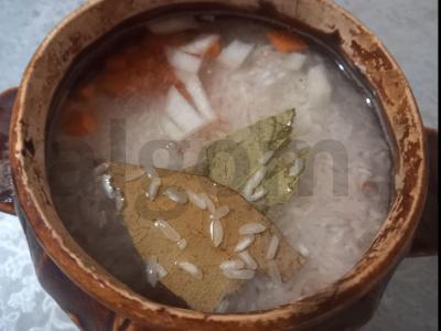 Ryžiai su kalakutiena puode Žingsnis 6