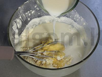 Blynų tortas su varške „Tropinė stebuklas“ Žingsnis 4