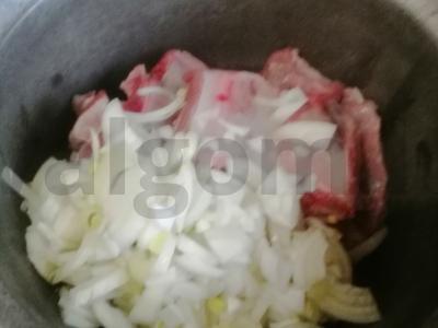 Troškinta bulvė su šonkauliais Žingsnis 2