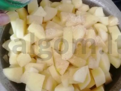 Troškinta bulvė su šonkauliais Žingsnis 6