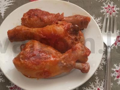 Vištienos blauzdelės medaus-sojų padaže Žingsnis 4