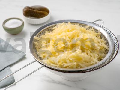 Bulvių blynai su menkės kepenimis Žingsnis 2