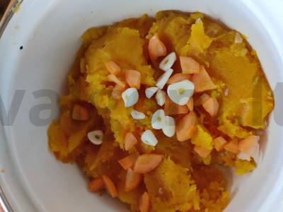 Moliūgų košė su grietine ir prieskoniais Žingsnis 3