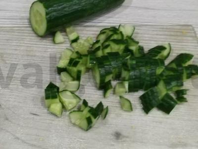 Greiti lavašo su krabų lazdelėmis suktinukai Žingsnis 3