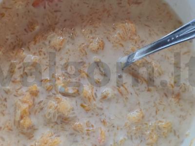 Moliūgų košė su grietine ir prieskoniais Žingsnis 6