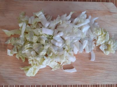 Daržovių salotas su garstyčių ir teriyaki padažu Žingsnis 3