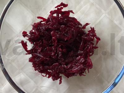 Salotas „Silkė po kailiu“ Žingsnis 2