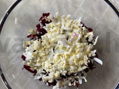 Salotas „Silkė po kailiu“ Žingsnis 3