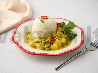 Daržovių karis su tofu pagrindine nuotrauka