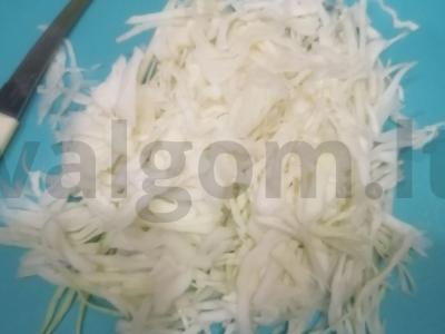 Šašlykas su vištiena ir Pekino kopūstu Žingsnis 3